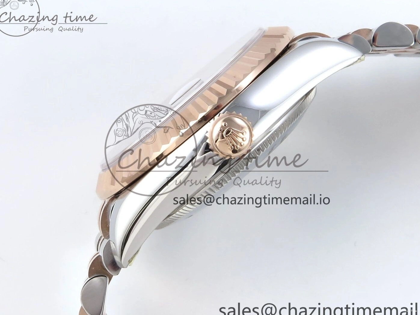 MiroTime 0102 QuickDry DateJust 31 278271 ARF 1:1 Best Edition 904L Steel White MOP Diamonds Dial on SS RG Jubilee Bracelet ETA 517